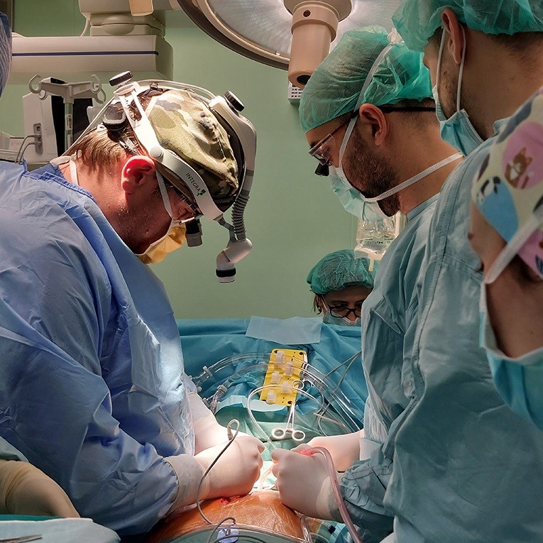 Kardiokirurzi Mate Petričević i Stjepan Ivanković