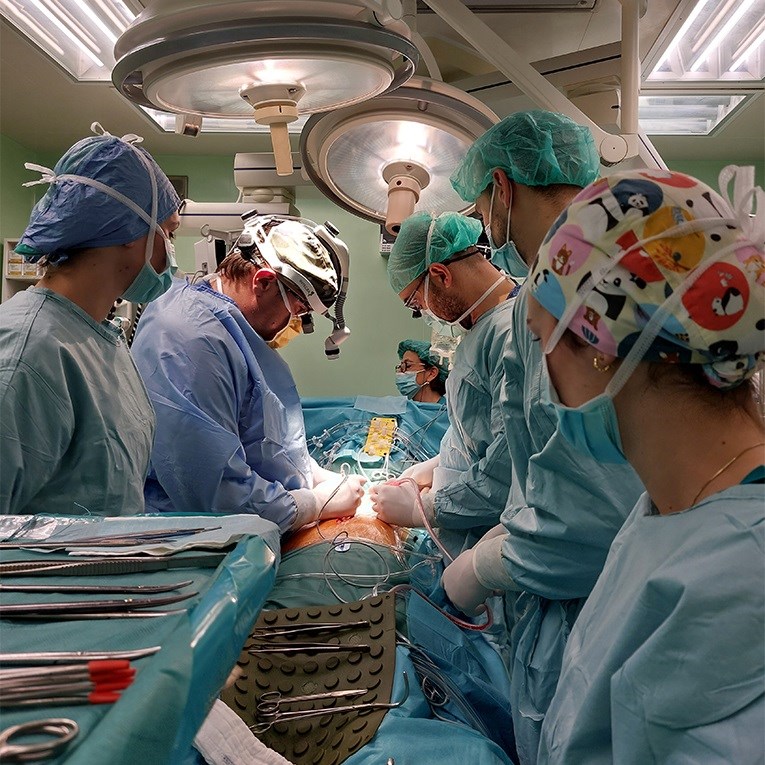 Splitski tim tijekom operacije srca