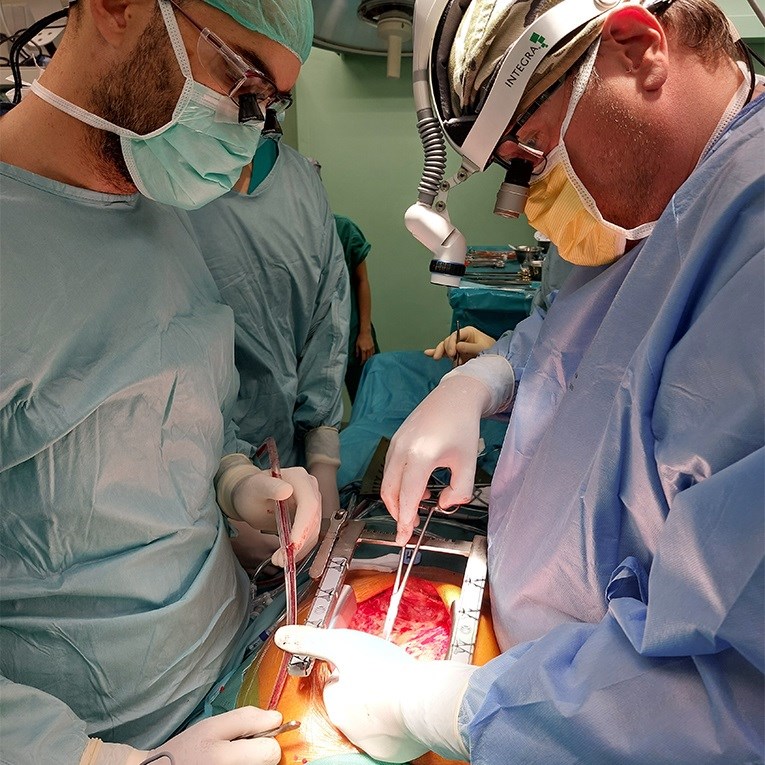 Kardiokirurzi Mate Petričević i Stjepan Ivanković