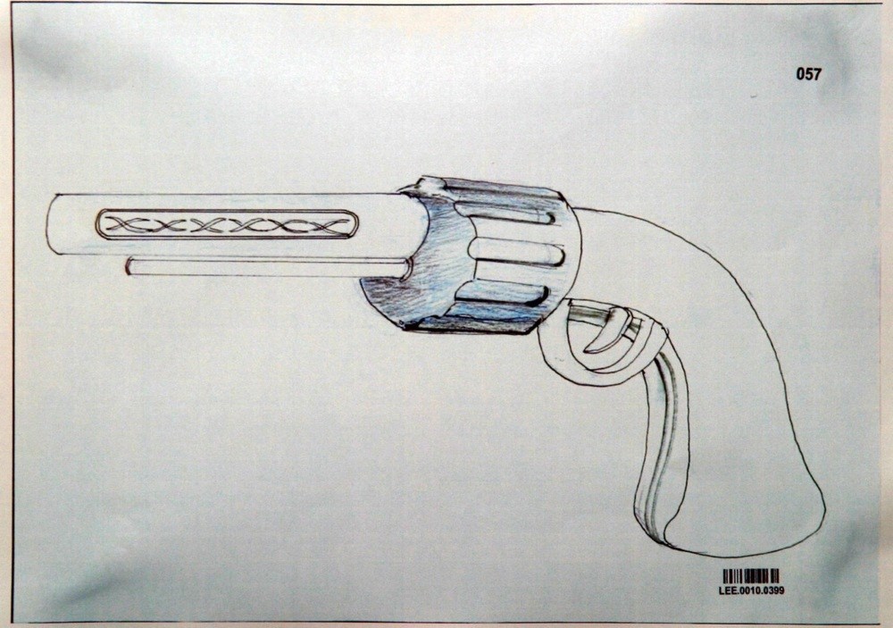 Crtež pištolja Mrdocha