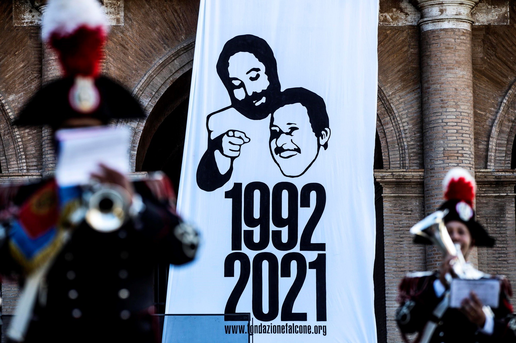 Prizor s obljetnice ubojstva 2021. godine.