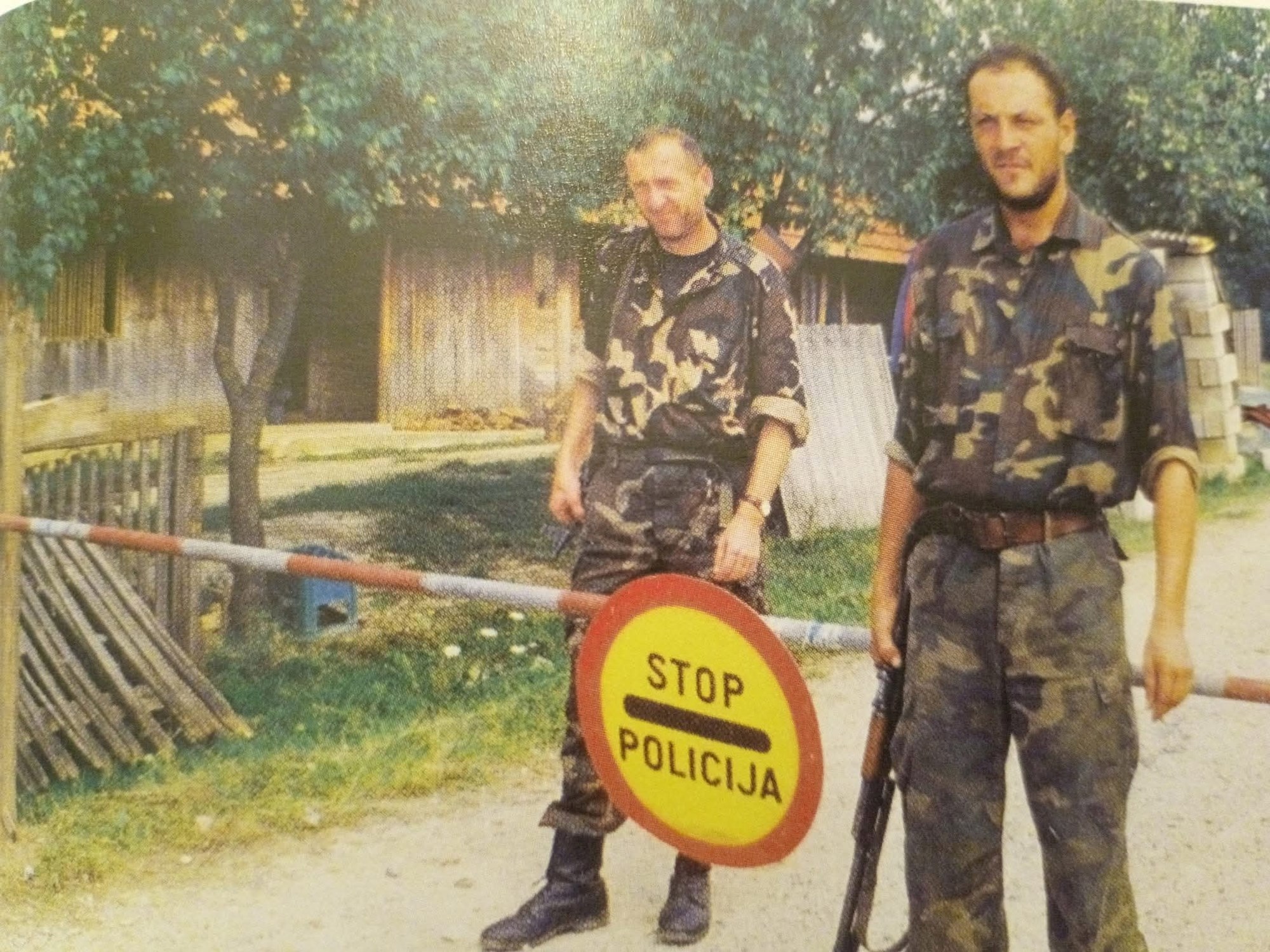 Ulazak u Glinu i čuvanje hrvatske granice kod Velike Kladuše.