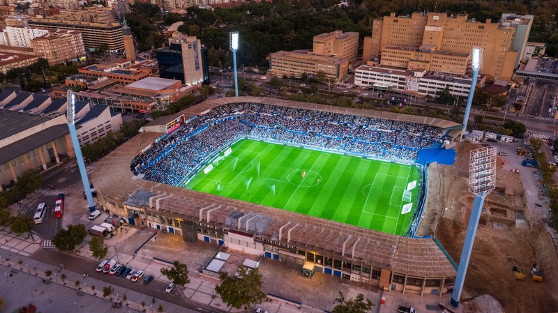 Stadion La Romareda 2024. godine, prije rušenja