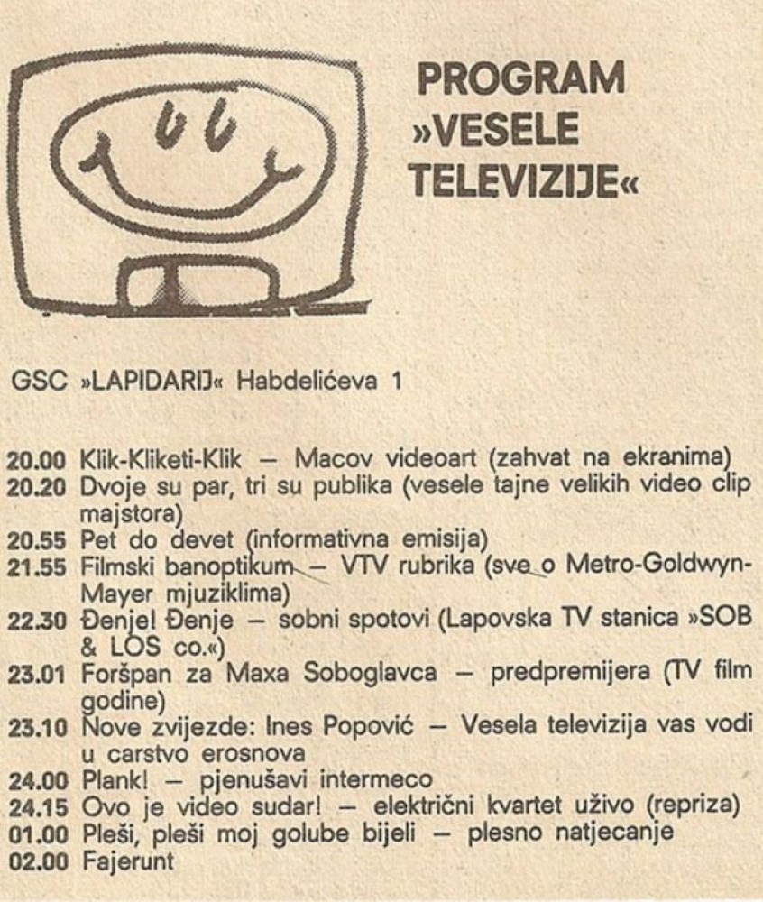 Program Vesele televizije