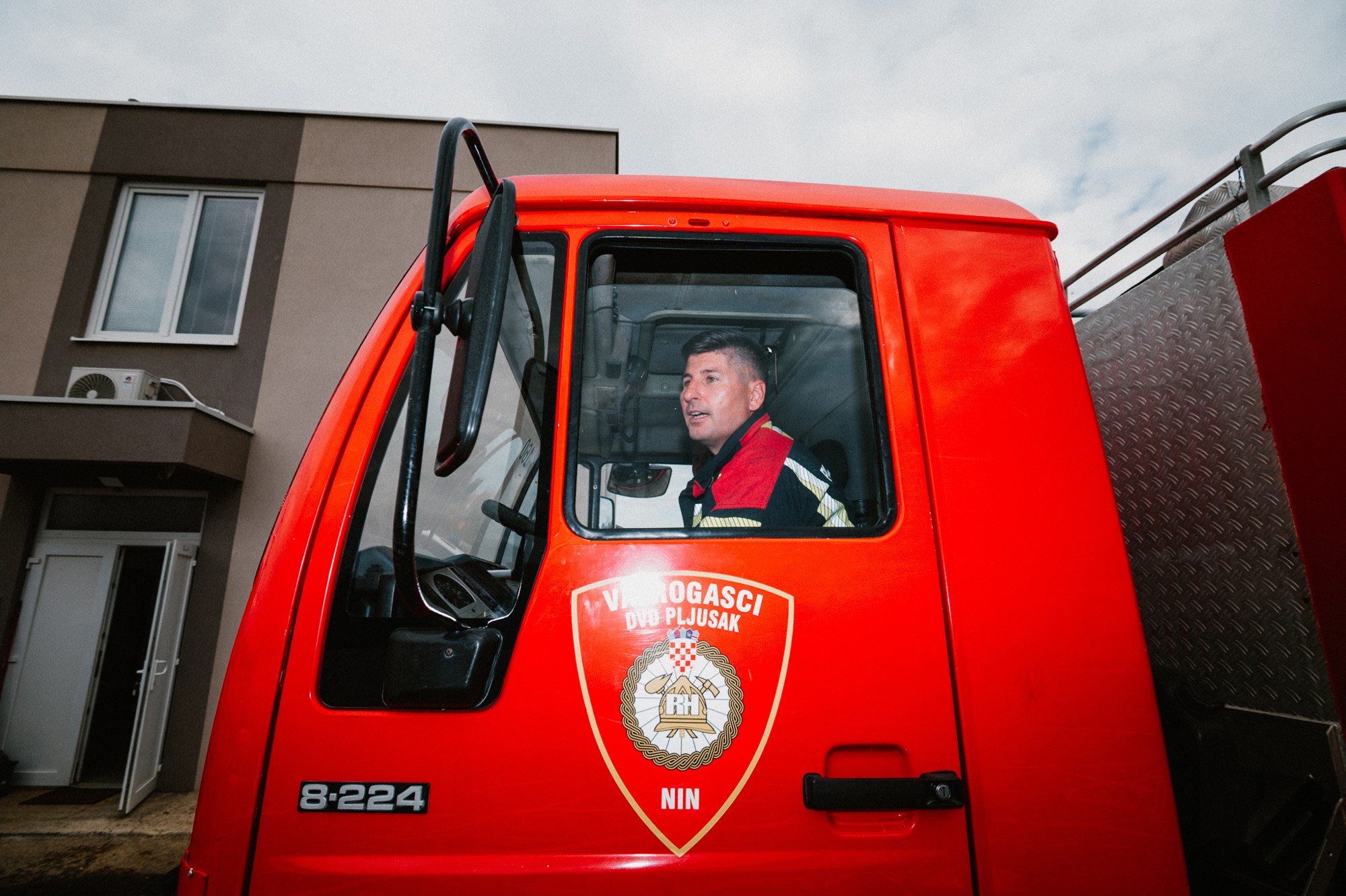 Joško Jurlina i šumsko vozilo