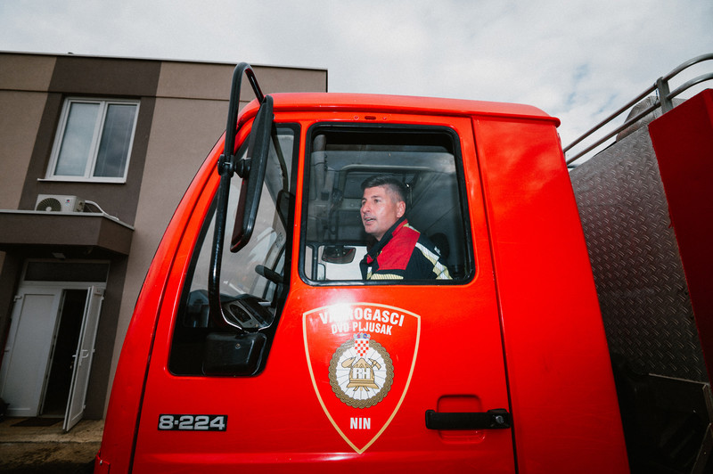 Joško Jurlina i šumsko vozilo