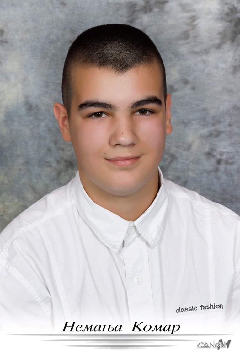 Nemanja Komar (17), mladić iz Stepanovićeva, jedan je stradalih u nesreći. 