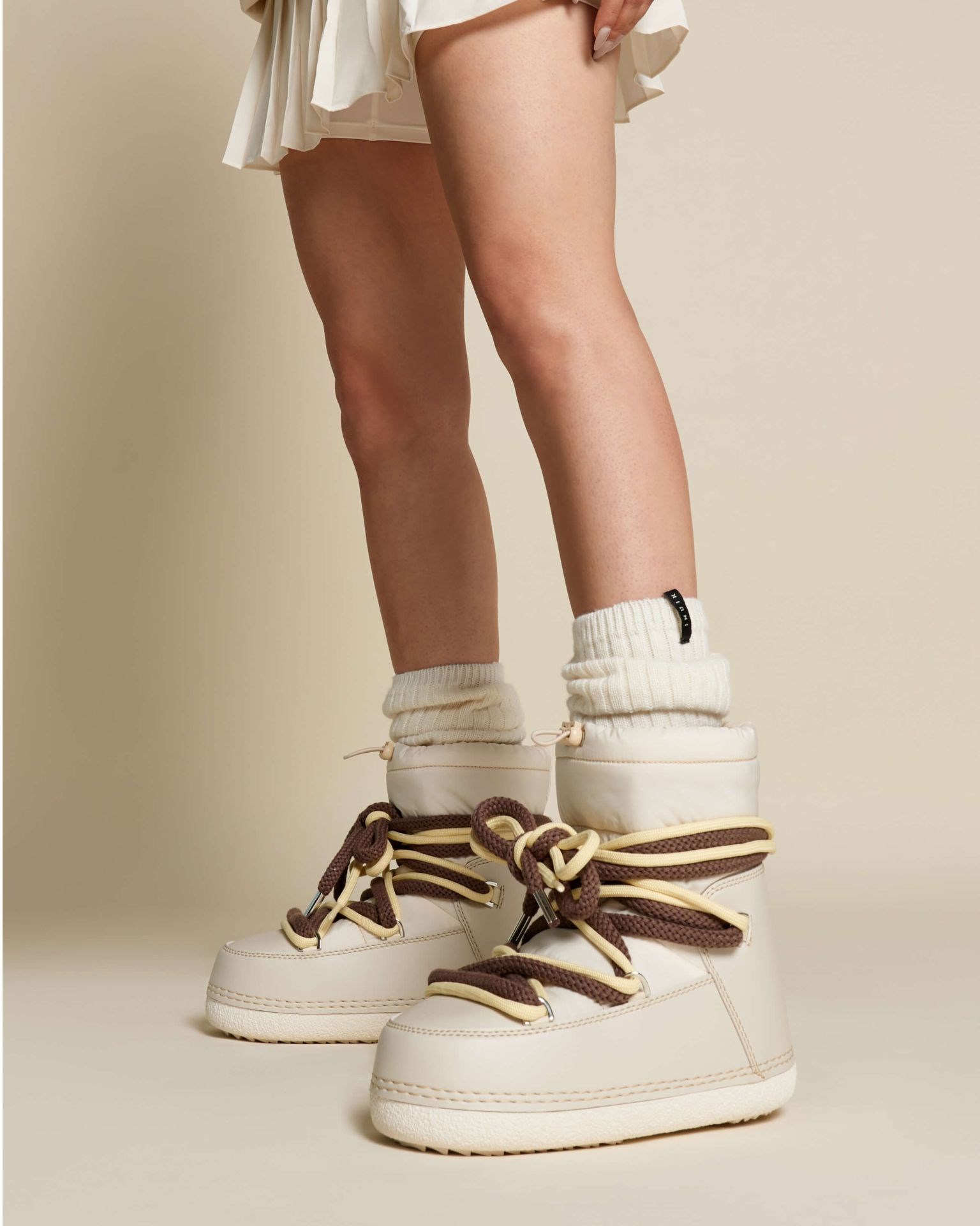 Čizma INUIKII x THE WANTS Mountain u nijansi Vanilla Snow, akcijska cijena 150 eura