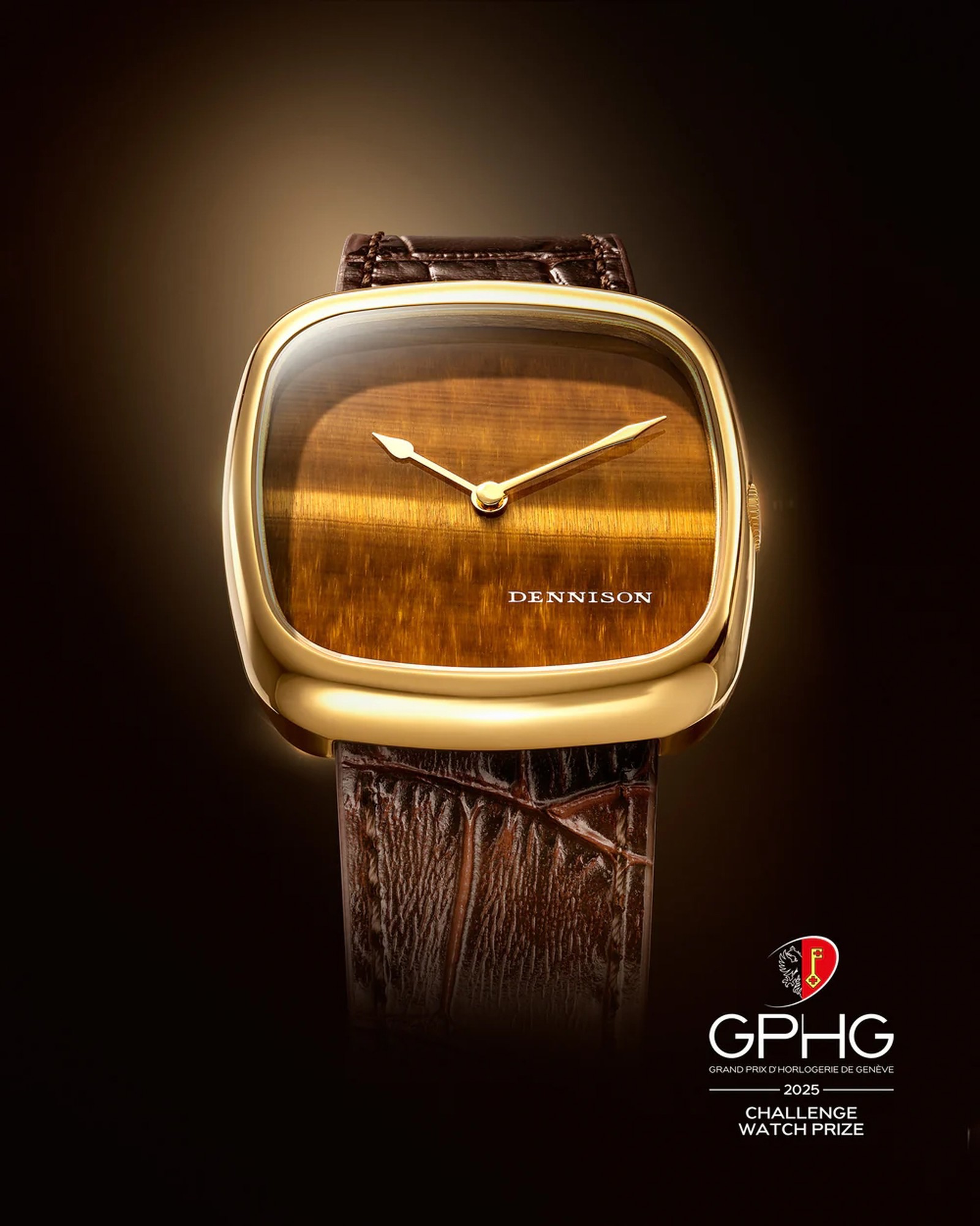 Dennison Natural Stone Tiger Eye In Gold, 593.95 eura



