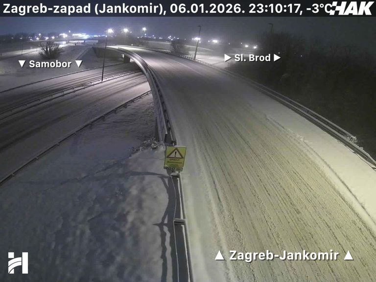 Autocesta A1 zatvorena zbog orkanskog vjetra i mećave