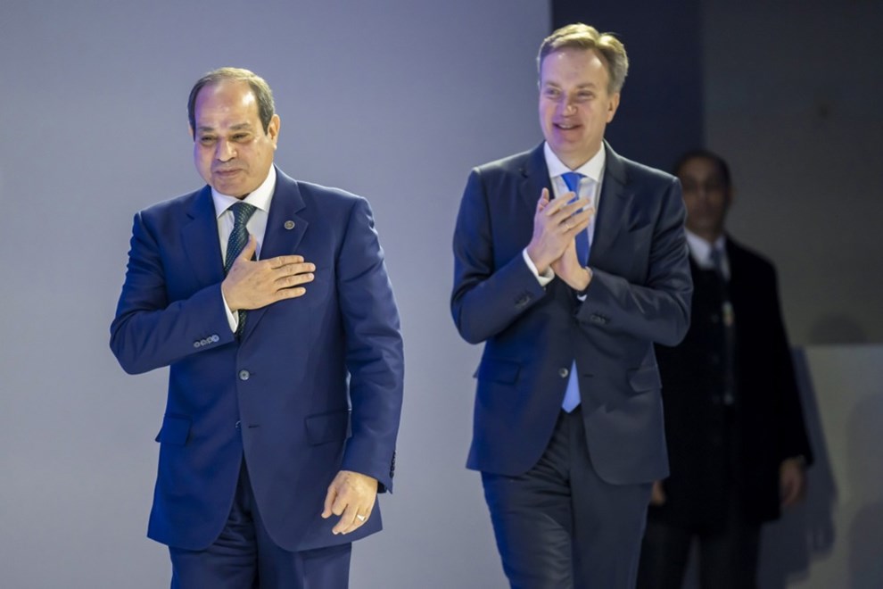 Egipatski predsjednik Abdel Fattah al-Sisi i Norvežanin Borge Brende, predsjednik i izvršni direktor Svjetskog ekonomskog foruma.