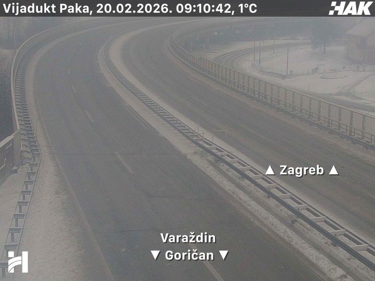 FOTO Na sjeveru Hrvatske pao snijeg