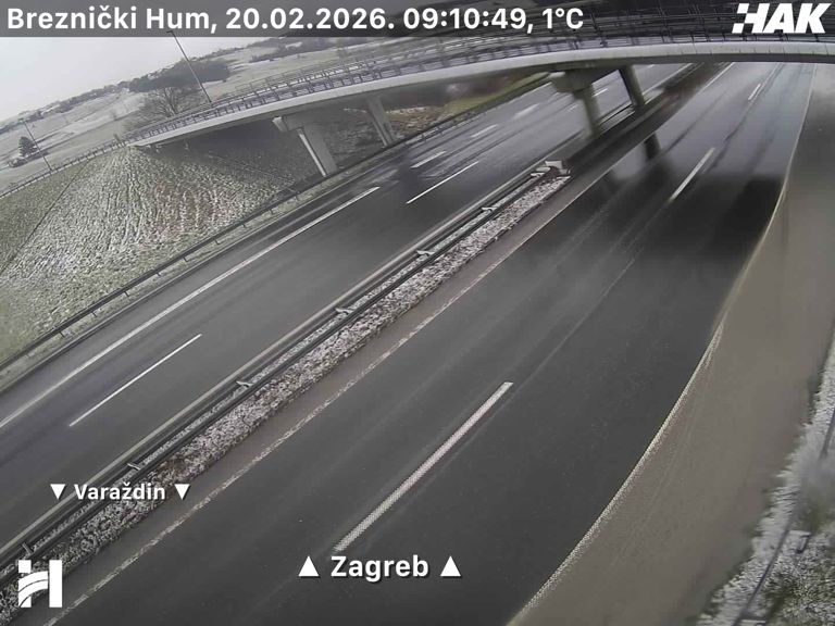 FOTO Na sjeveru Hrvatske pao snijeg