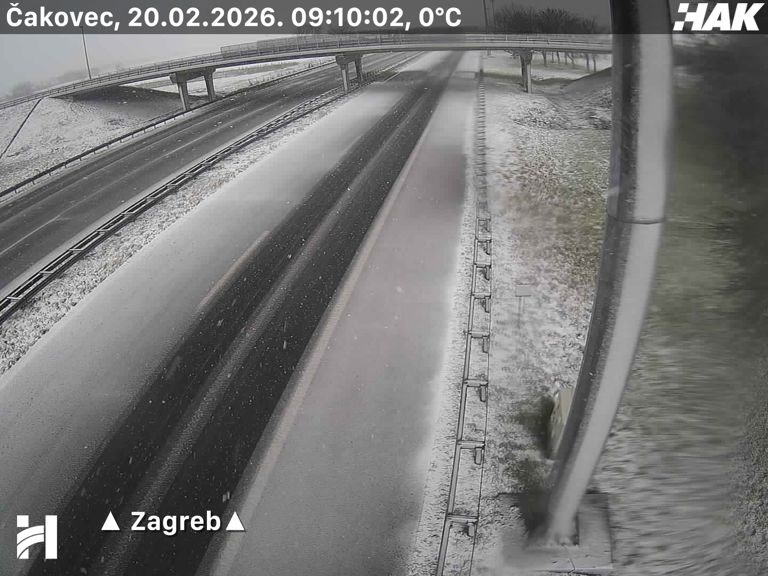 FOTO Na sjeveru Hrvatske pao snijeg