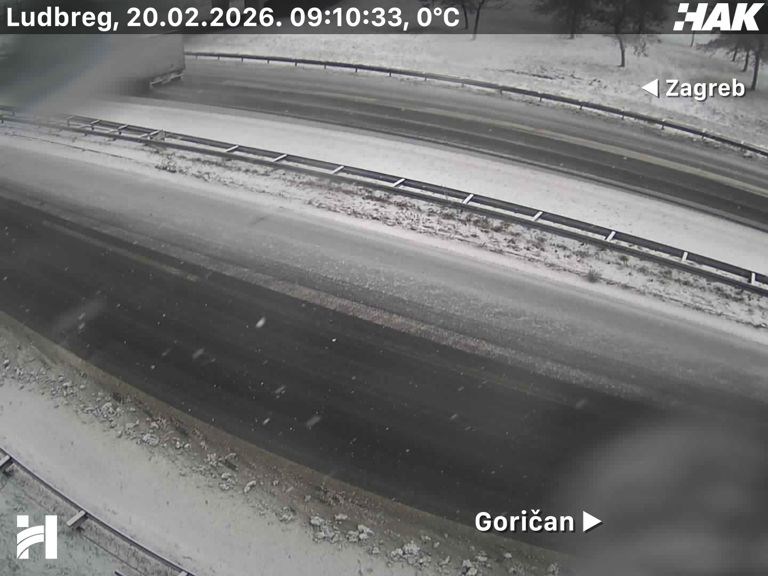 FOTO Na sjeveru Hrvatske pao snijeg