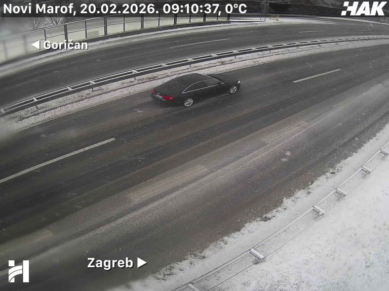 FOTO Na sjeveru Hrvatske pao snijeg