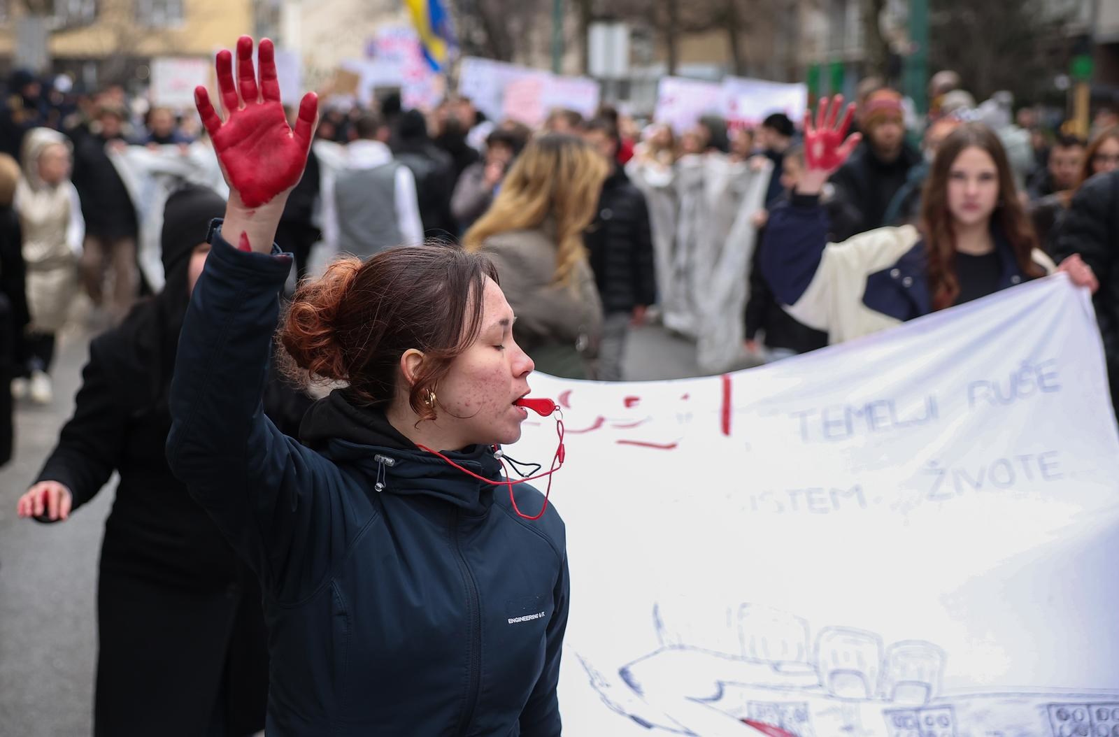 U Sarajevu sedmi po redu prosvjed zbog tramvajske nesreće