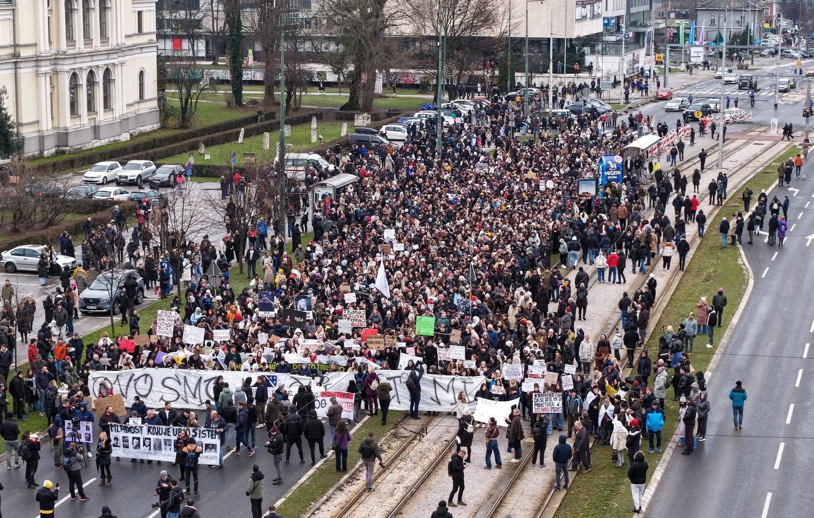 U Sarajevu sedmi po redu prosvjed zbog tramvajske nesreće