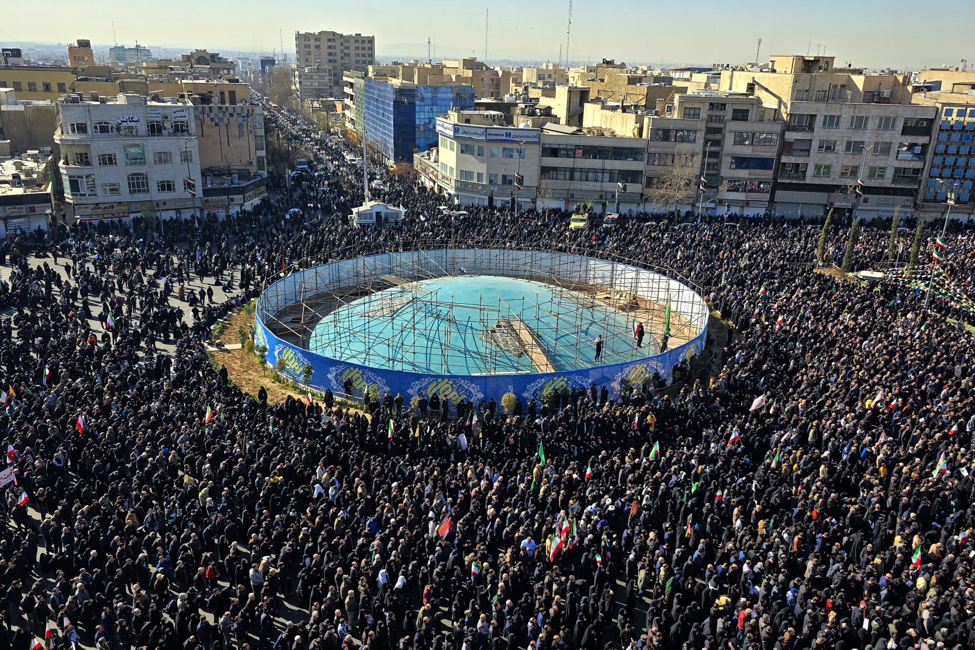 FOTO Ovako je izgledao centar Teherana nakon Hameneijeve smrti