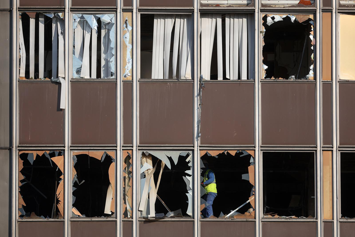 FOTO I VIDEO Pogledajte kako napreduju pripreme za rušenje Vjesnika