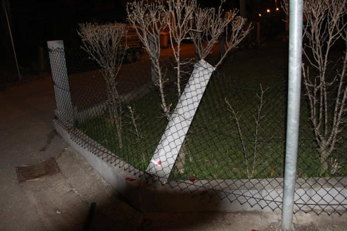 FOTO S 2,37 promila u krvi autom udario u betonski stup u Zagrebu