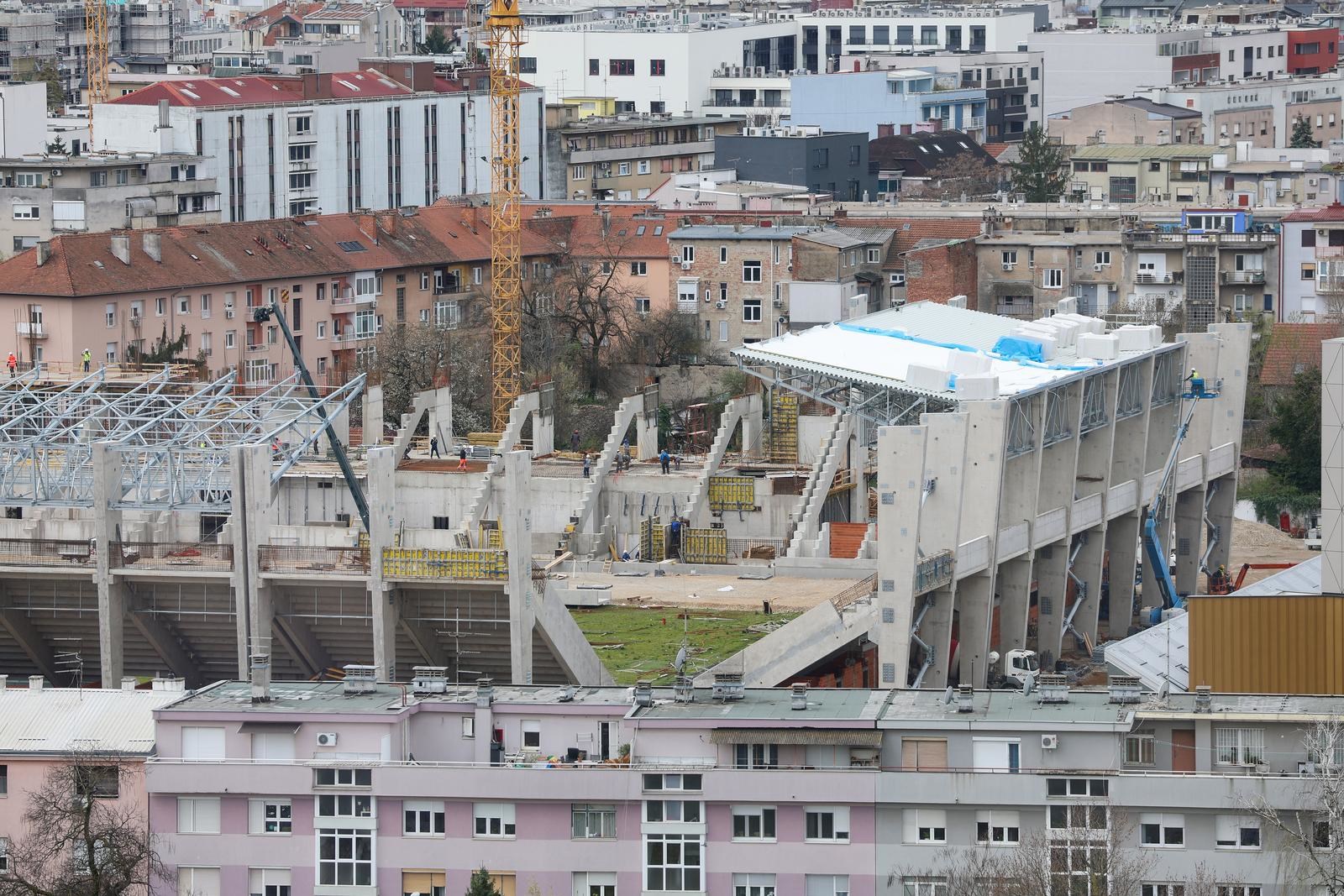 Stadion u Kranjčevićevoj trebao bi biti gotov krajem godine. Ovako danas izgleda