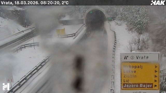 FOTO Ovako izgleda autocesta Zagreb-Rijeka. Na terenu policija, isključuje vozila