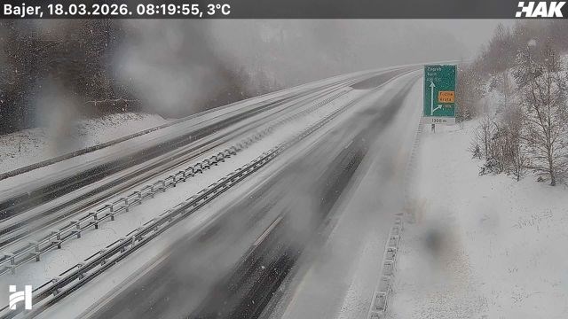 FOTO Ovako izgleda autocesta Zagreb-Rijeka. Na terenu policija, isključuje vozila