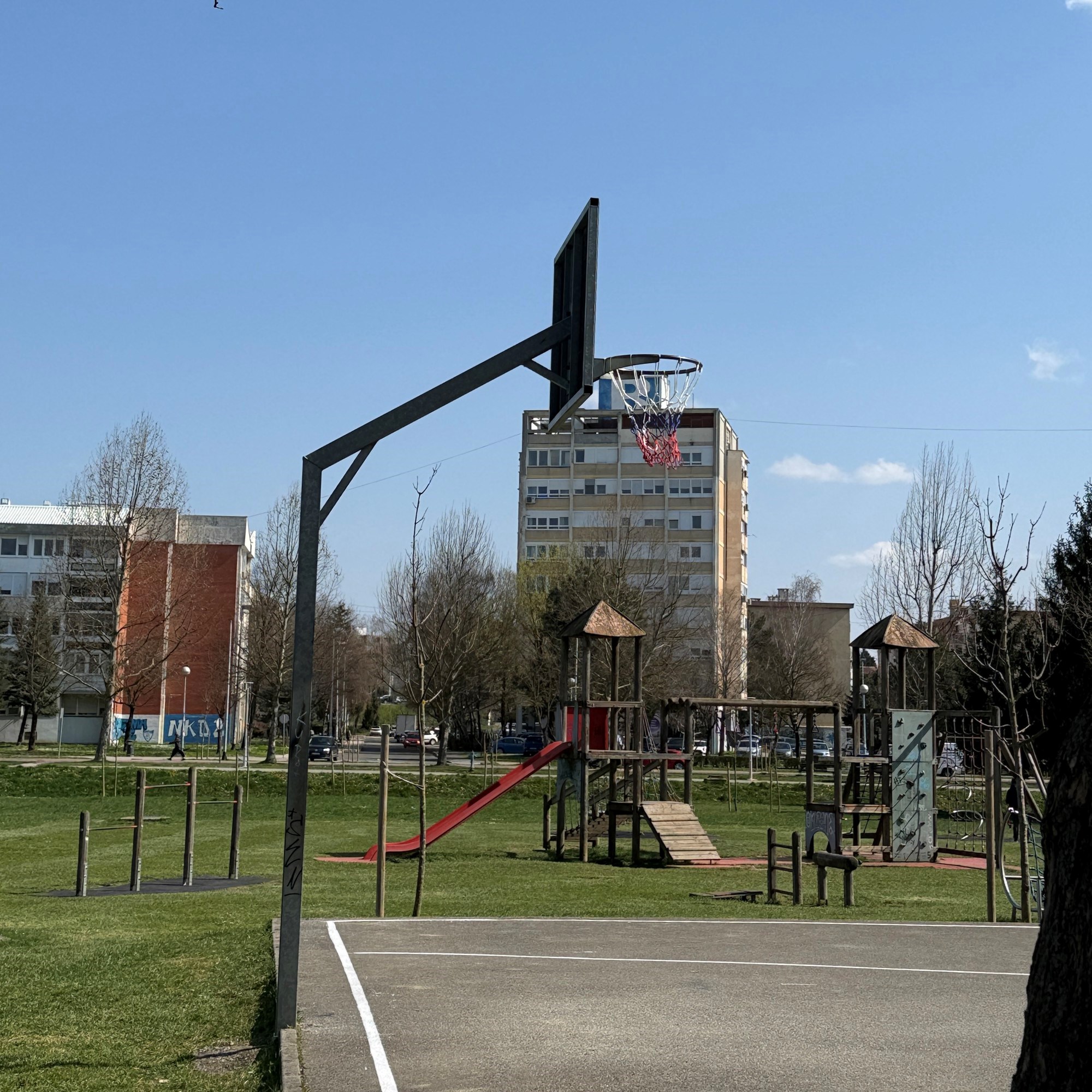 Dominik ima autizam i jako voli koševe s mrežom. Dečki iz kvarta odmah riješili stvar