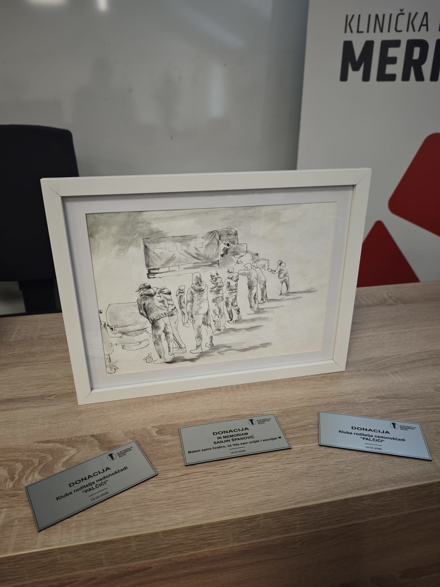 U spomen na Sanjina Španovića doniran hladnjak za majčino mlijeko KB-u Merkur