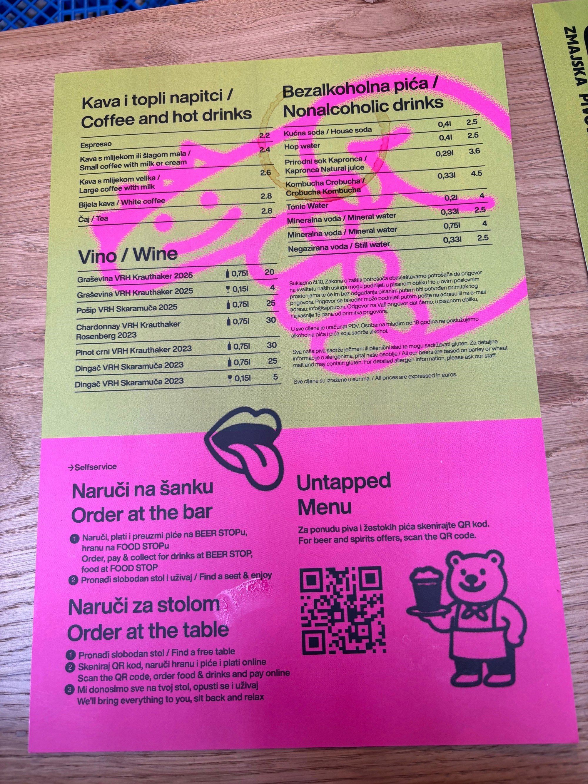 Ovaj mjesec svi pričaju o novootvorenom SIP pubu u Zagrebu. Posjetila sam ga