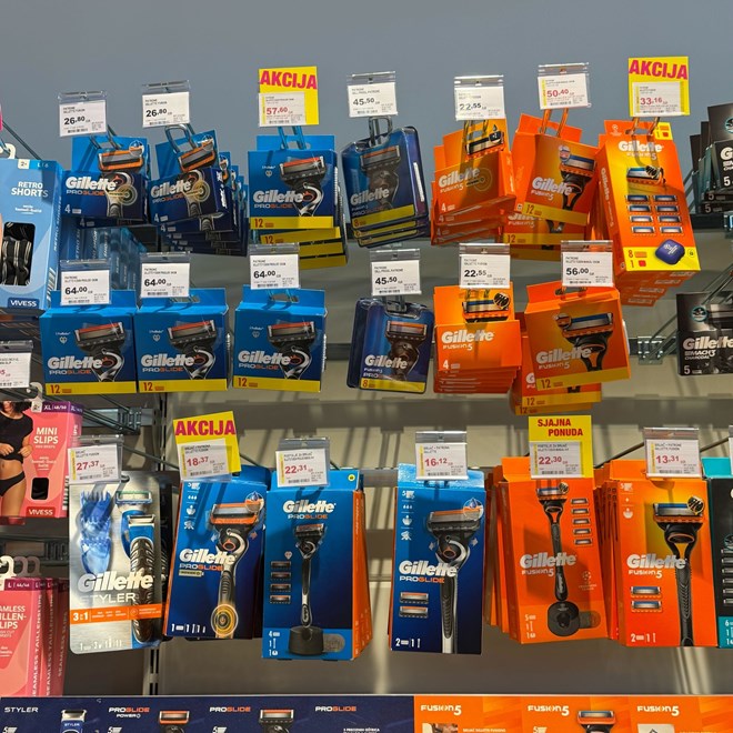Bipa - ponuda muških brijača