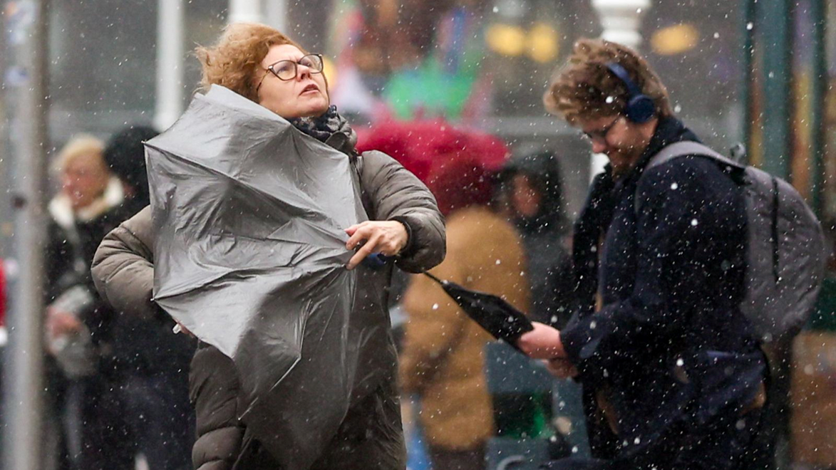 Nevrijeme u centru Zagreba