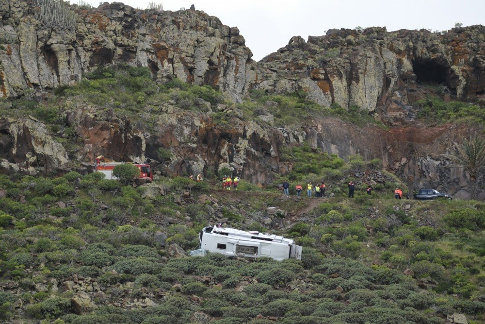 Britanac poginuo, 27 ozlijeđenih u autobusnoj nesreći na Kanarskim otocima