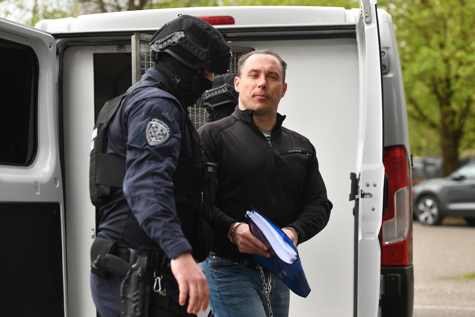 FOTO Srđan Mlađan doveden na sud, dobacio poruku novinarima