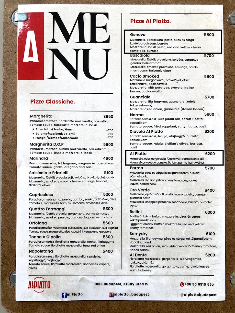 Pizzerija koju ću definitivno uvrstiti u Top 10 budimpeštanskih pizzerija