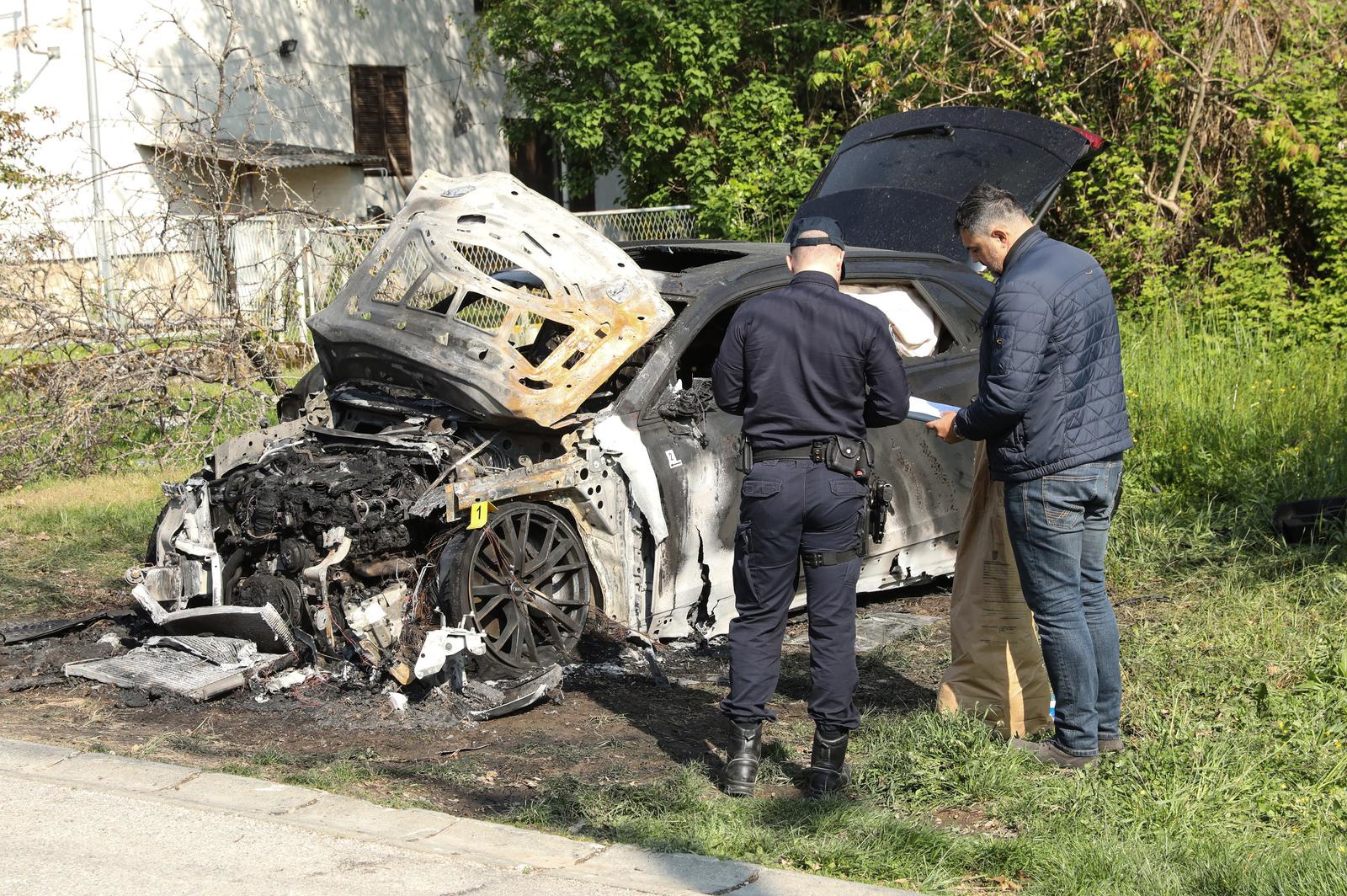 VIDEO I FOTO U Zagrebu izgorio luksuzni Audi Q8