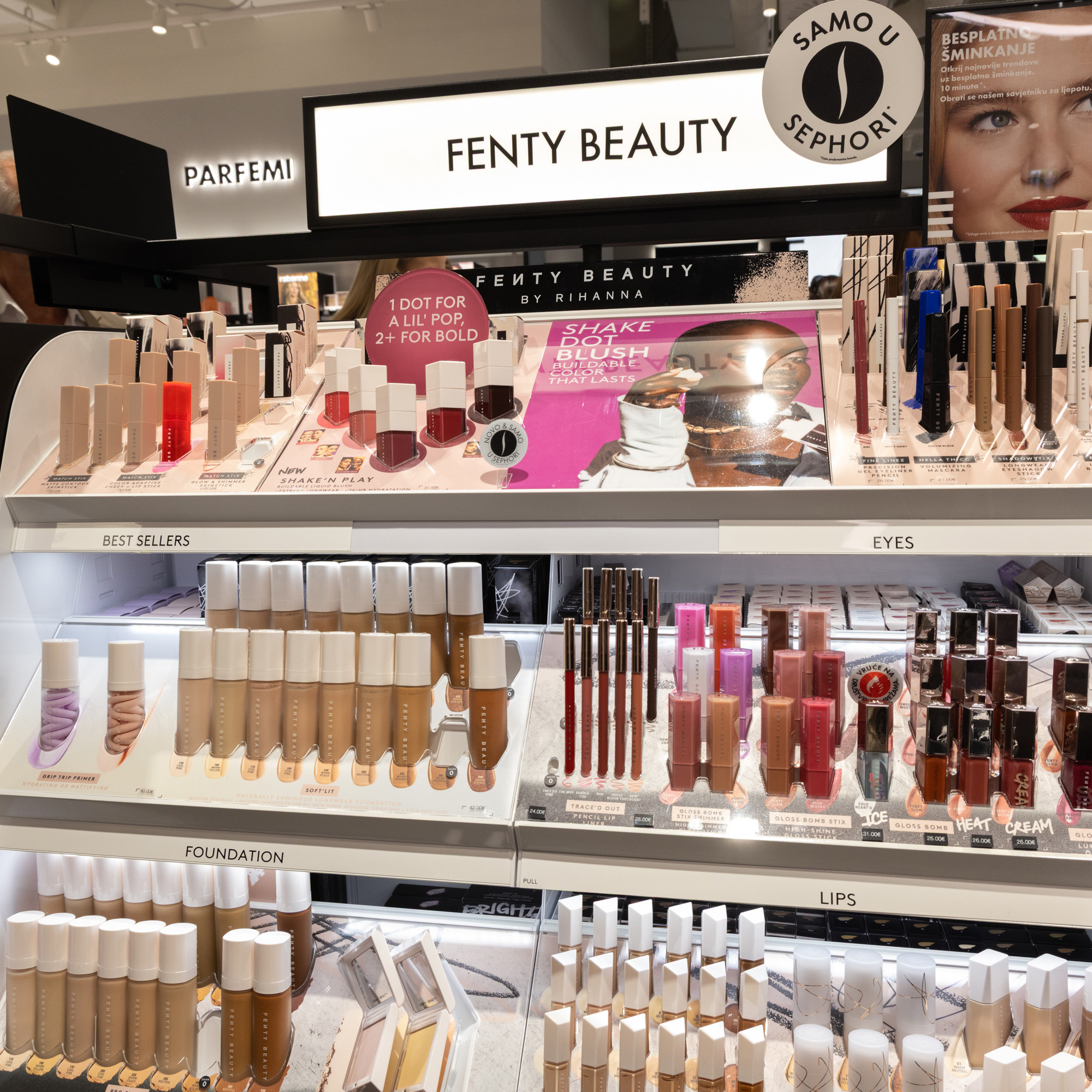 Prvi smo ušli u Sephoru u Zagrebu. Provjerili smo brendove, cijene i ponudu