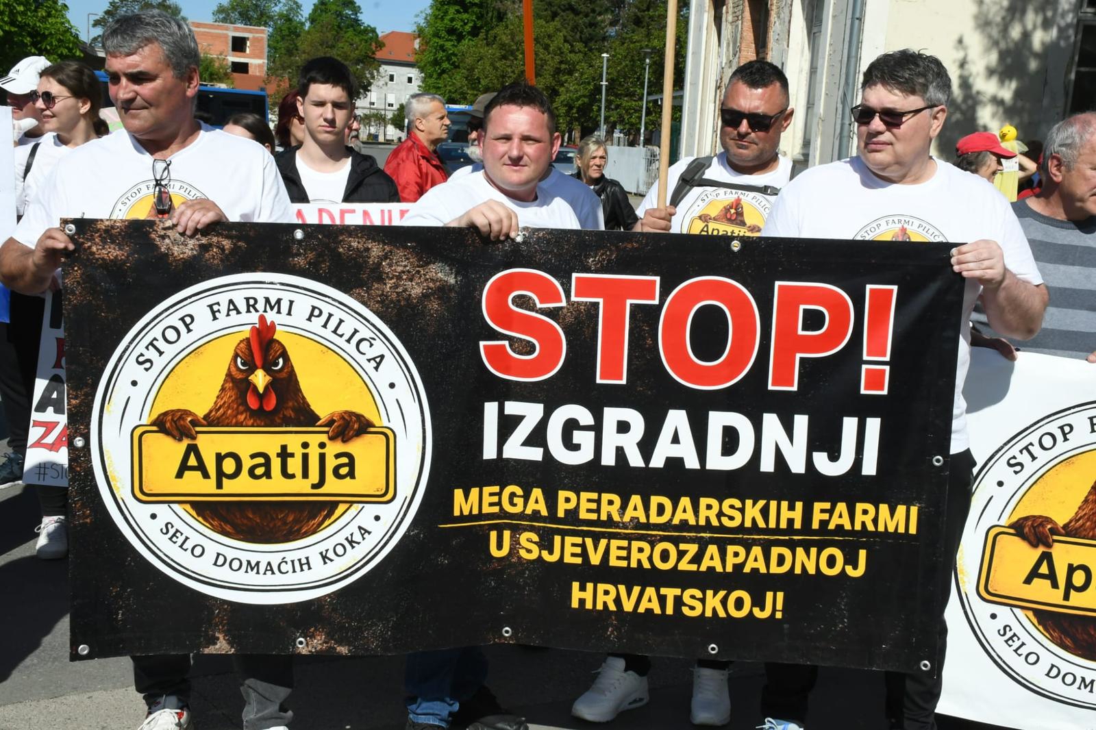 Prosvjed u Sisku protiv megafarmi i klaonica. "Nije gotovo dok nije gotovo"