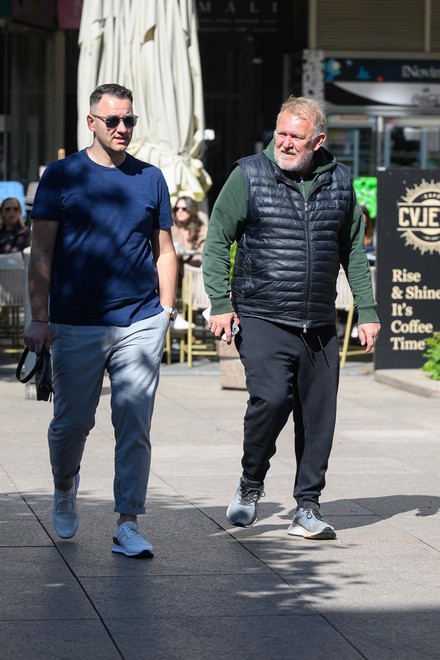 Robert Prosinečki (nogometni trener) s prijateljem