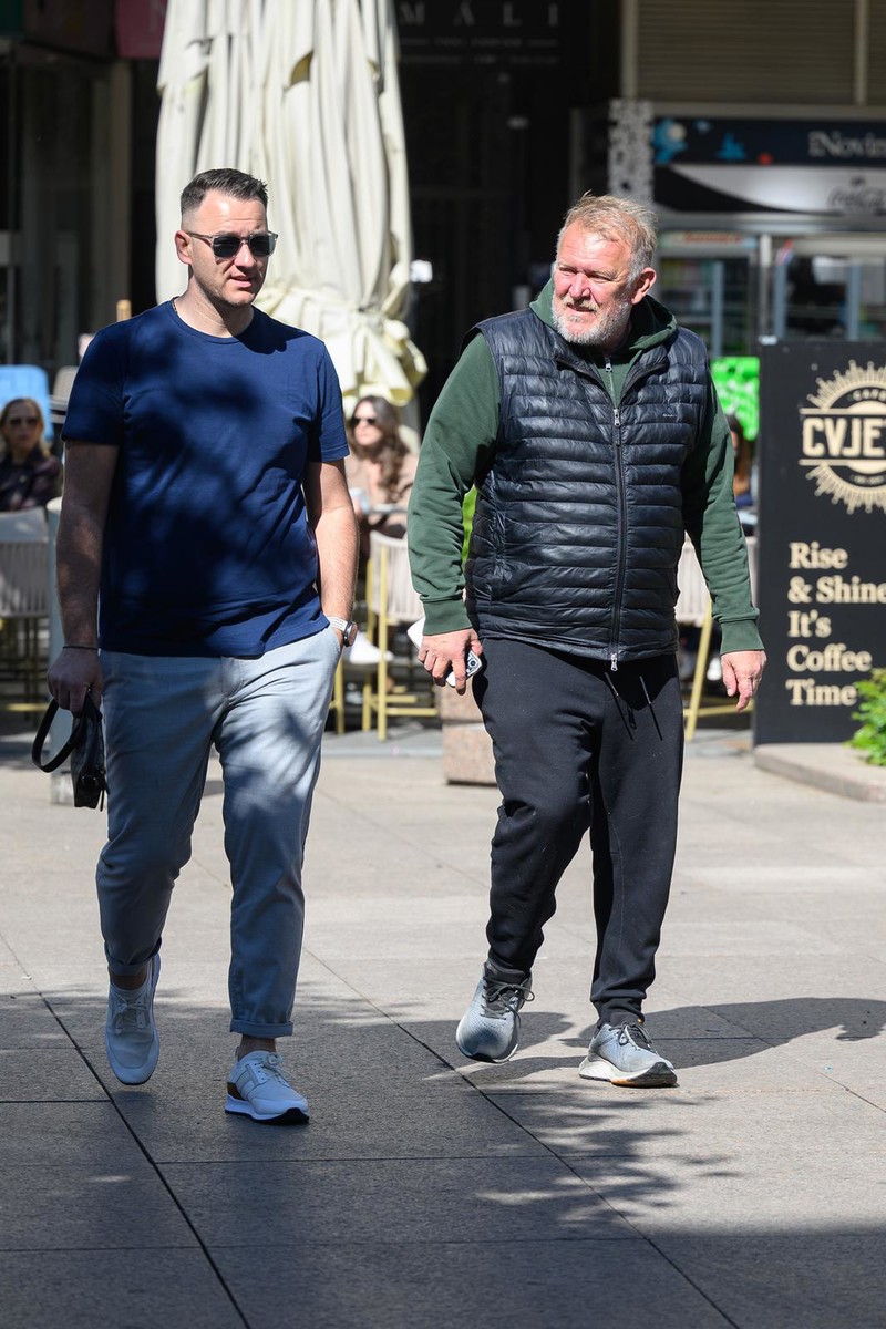 Robert Prosinečki (nogometni trener) s prijateljem