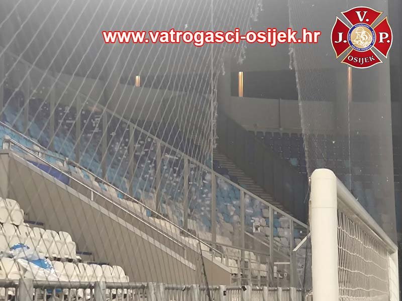 Pogledajte što su navijači uništili na Opus Areni tijekom finala Kupa