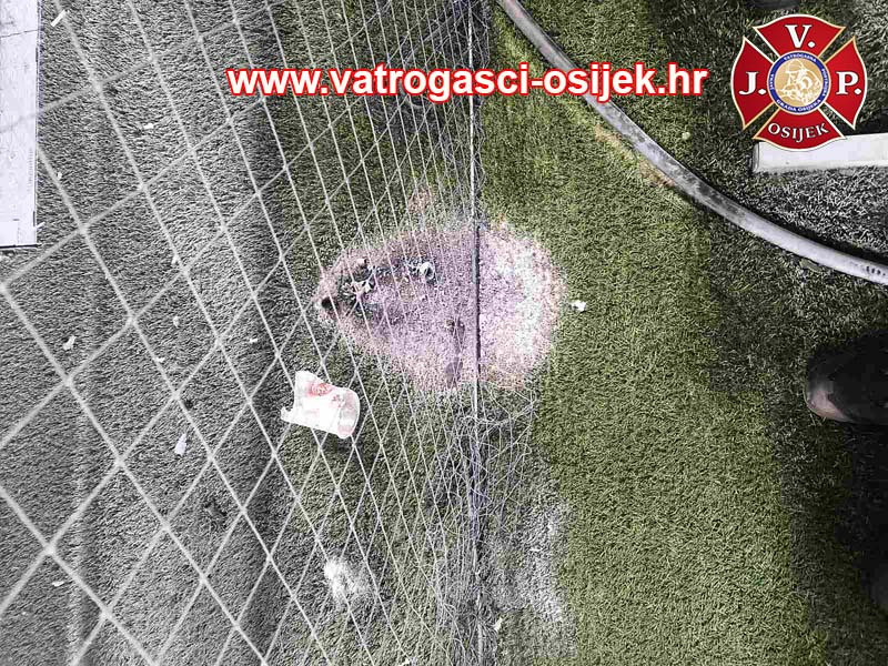 Pogledajte što su navijači uništili na Opus Areni tijekom finala Kupa