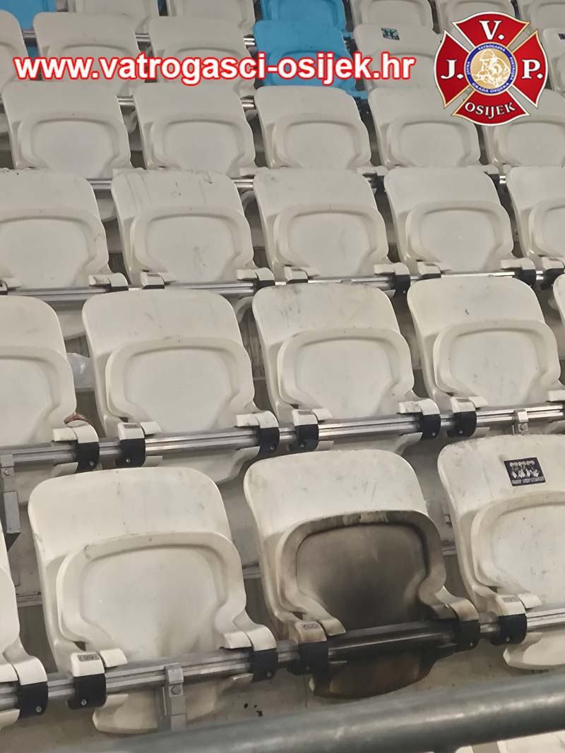 Pogledajte što su navijači uništili na Opus Areni tijekom finala Kupa