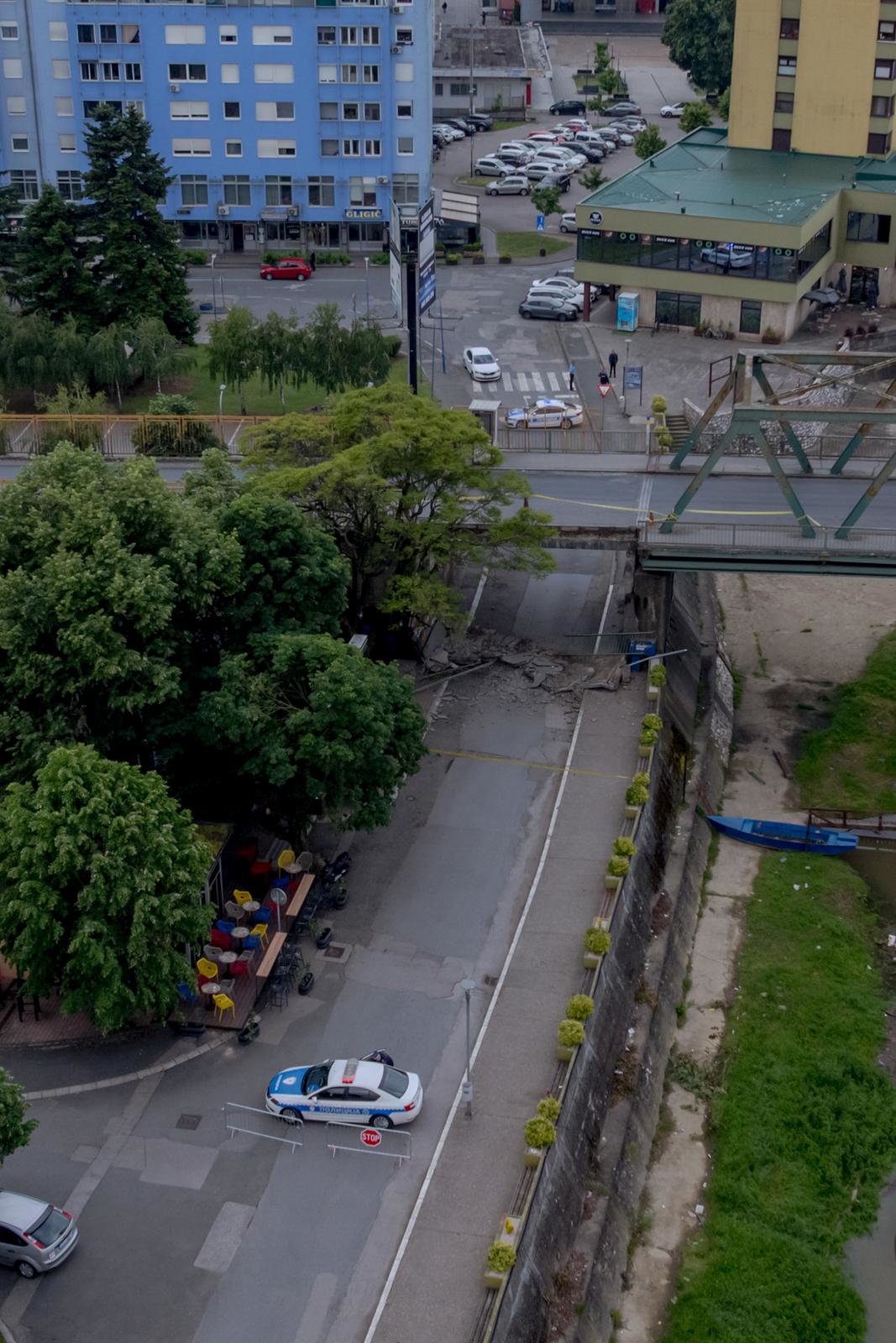 Privremeno otvoren novi granični prijelaz Gradiška nakon urušavanja mosta