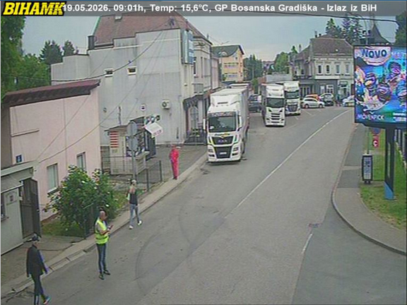 Privremeno otvoren novi granični prijelaz Gradiška nakon urušavanja mosta
