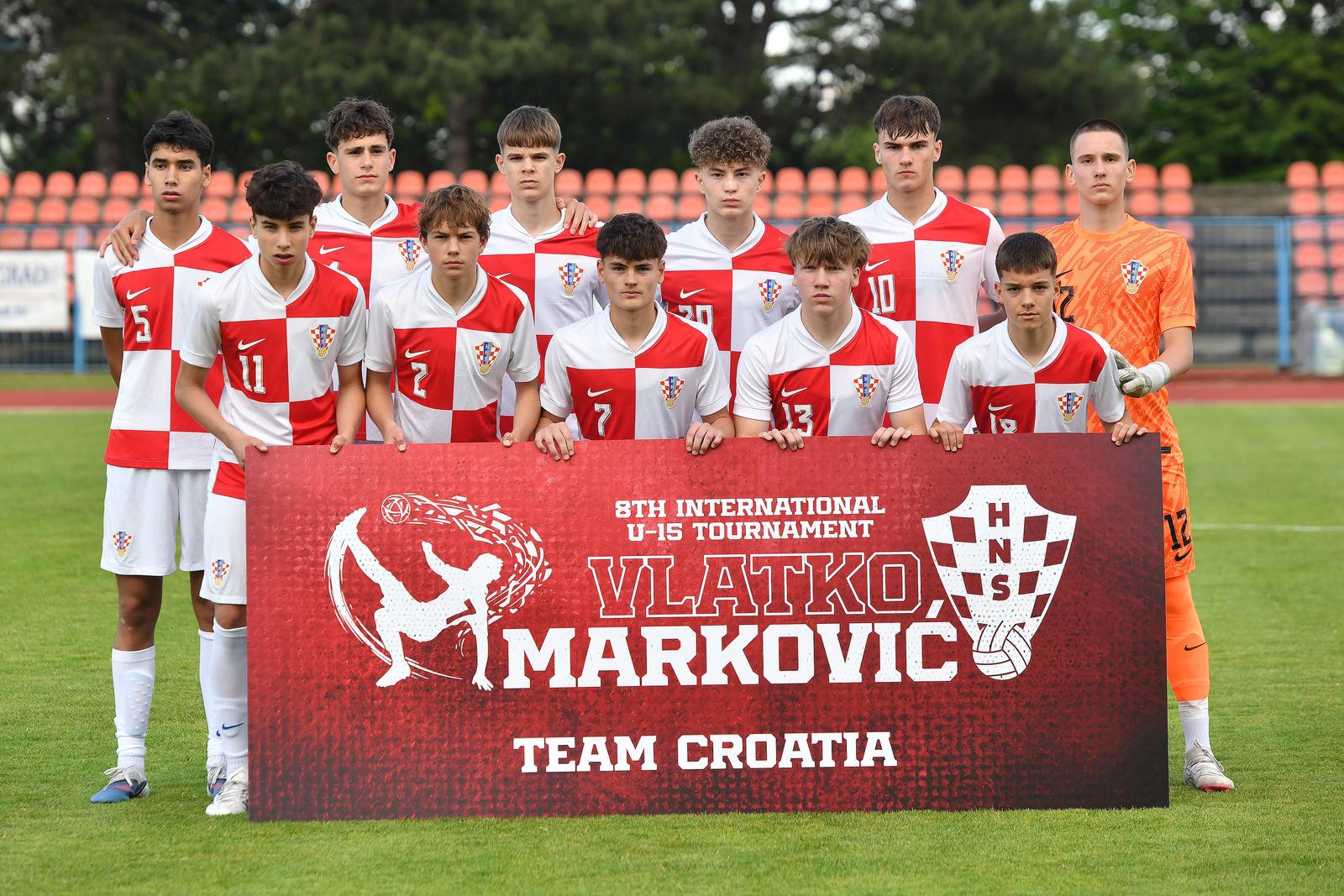 FOTO Eduardov sin igrao za U-15 Hrvatsku protiv Brazila. Otac ga došao gledati