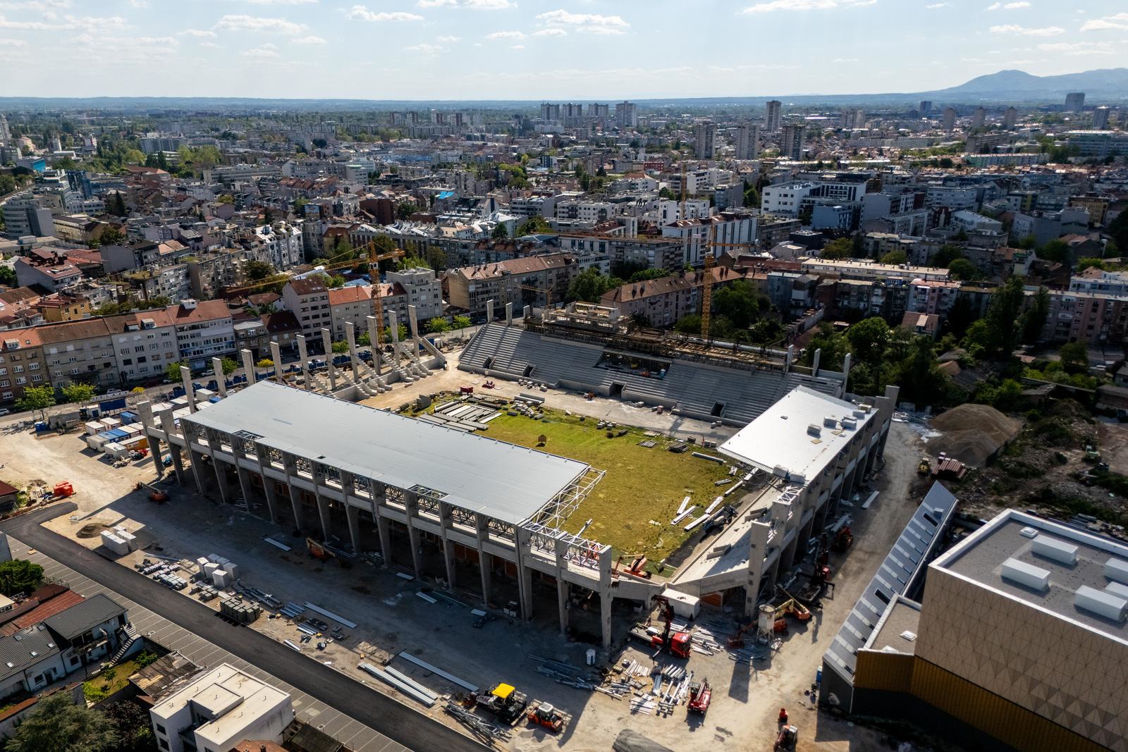 FOTO Ovako iz zraka izgleda novi stadion u Kranjčevićevoj
