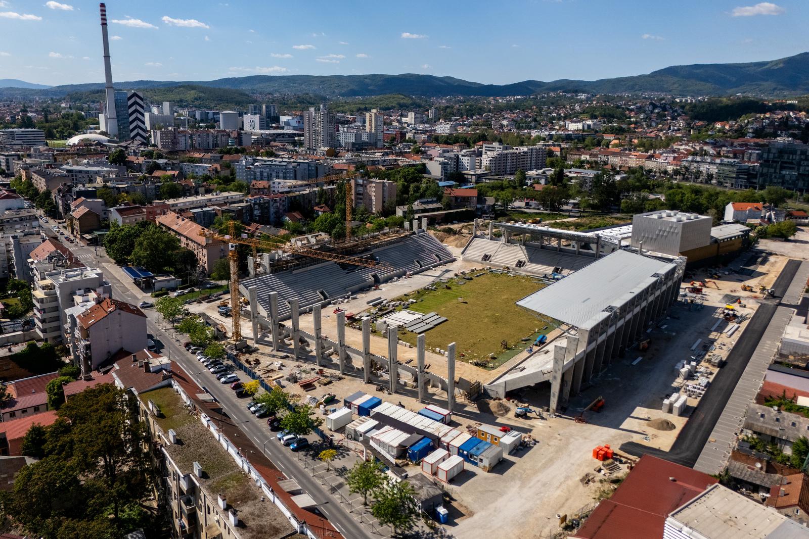 FOTO Ovako iz zraka izgleda novi stadion u Kranjčevićevoj