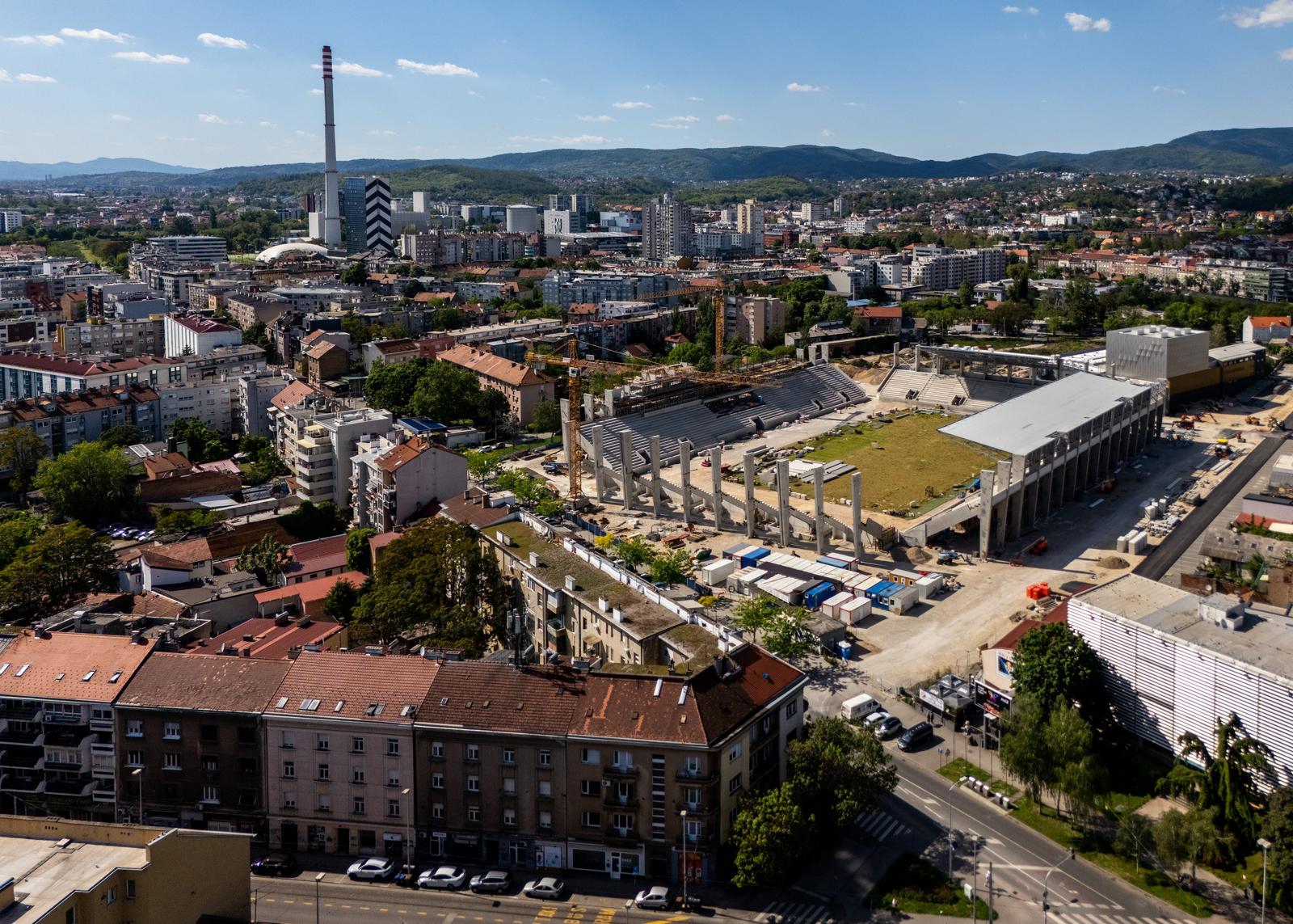FOTO Ovako iz zraka izgleda novi stadion u Kranjčevićevoj